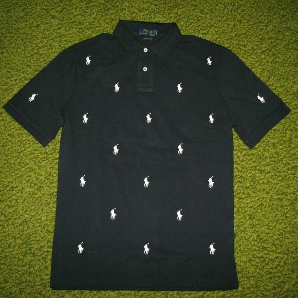 all over pony polo shirt